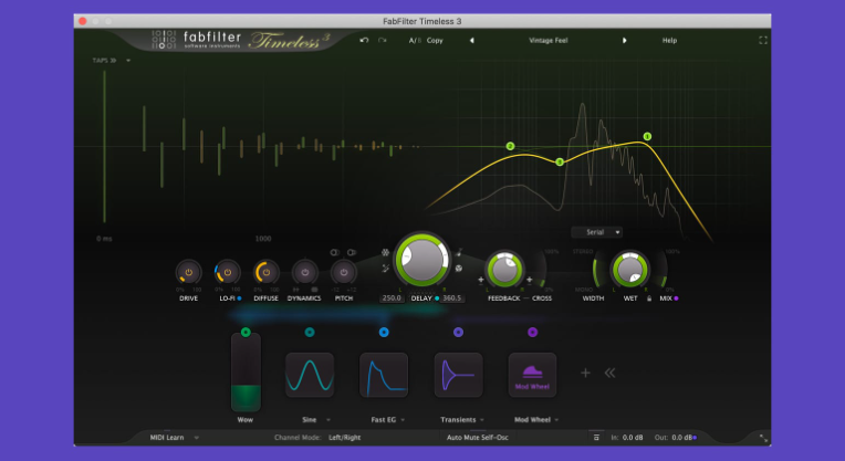 FabFilter Timeless 3 – A Major Refresh of the Timeless Delay Plug-in