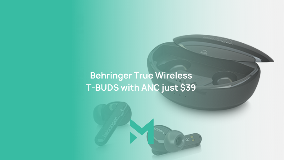 Behringer True Wireless T-BUDS with ANC just $39