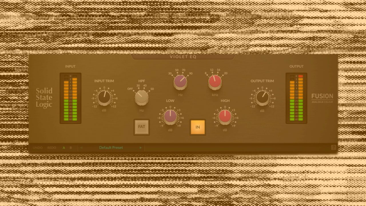 SSL’s Violet EQ is the Latest Plugin Emulation in Their Fusion Line