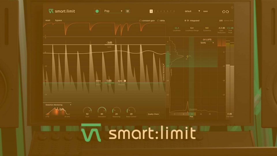 smart: limit by Sonible Uses AI for Epic Limiting and Loudness Monitoring