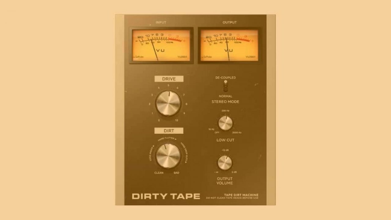Softube’s Dirty Tape is Here to Add Movement, Musicality, and a Lo-fi Edge to Your Signal