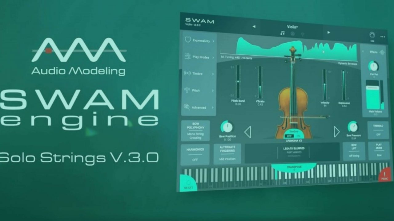 SWAM Engine 3: User Interfaces Now Easier toUse and Make Great Sounds
