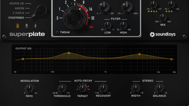 NAMM Latest: Soundtoys Make A Welcome Return With The SUPERPLATE Reverb ...