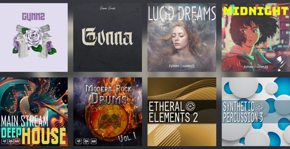 Newly featured sample packs this week (30/10/23)