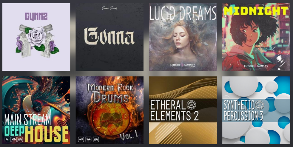 Newly featured sample packs this week (30/10/23)