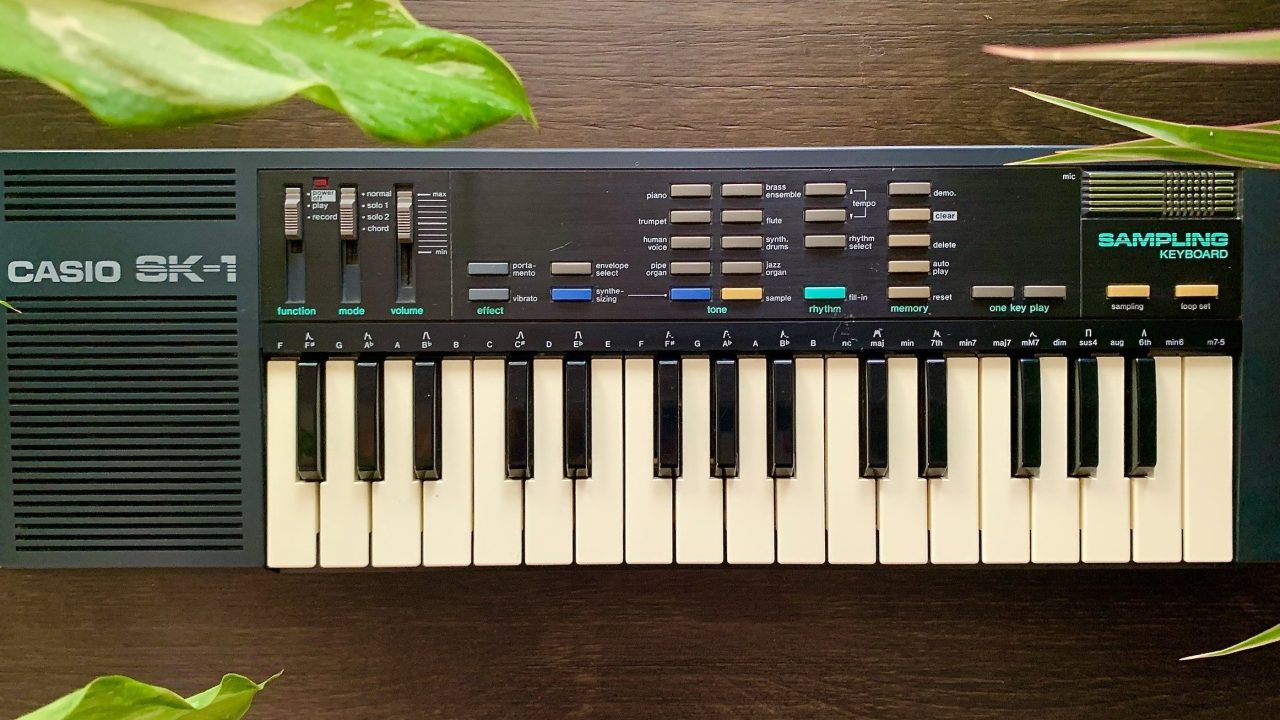 Free Casio SK-1 Emulation – The first domestic sampler now a VST