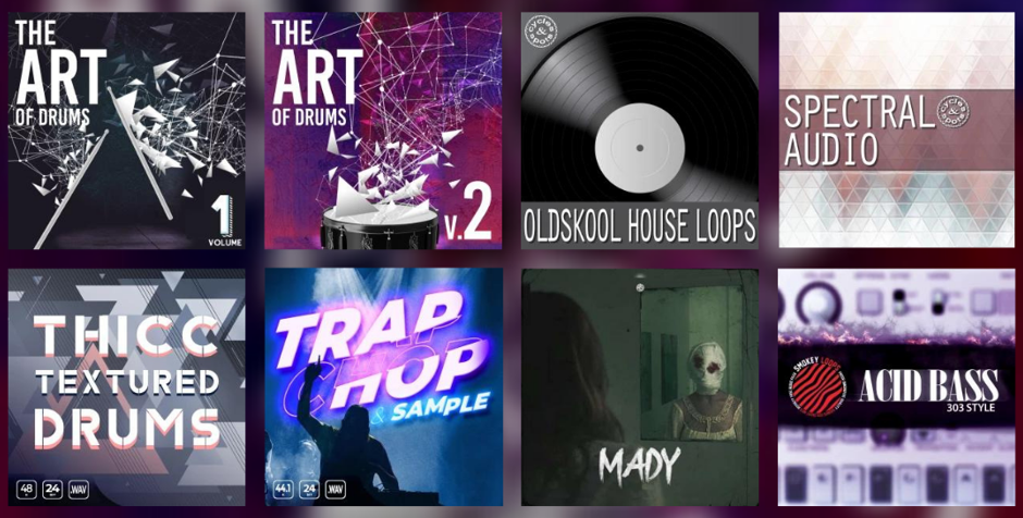Newly featured sample packs this week (08/01/24)