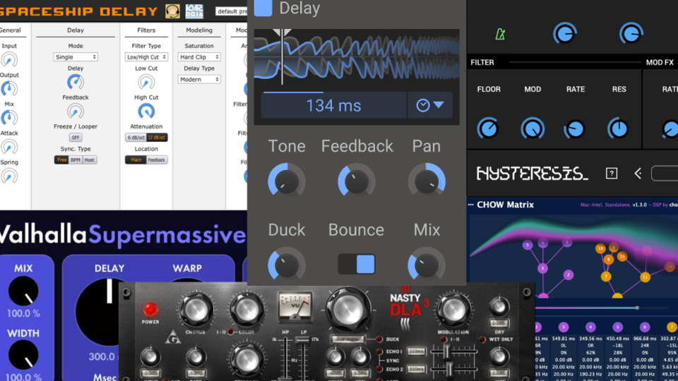 The 6 Best FREE Delay Plugins