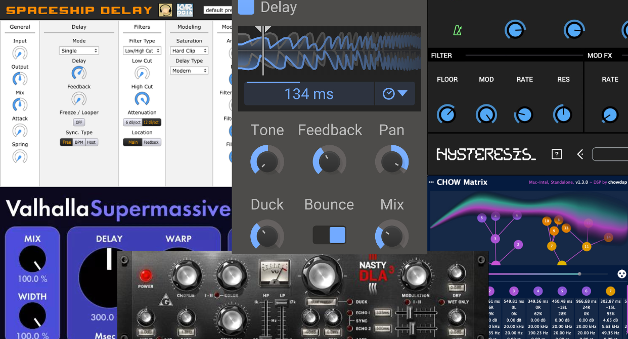 The 6 Best FREE Delay Plugins