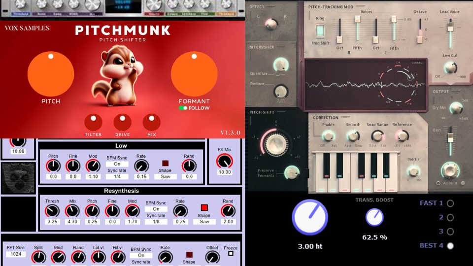 The 5 Best FREE Pitch-Shifter Plugins