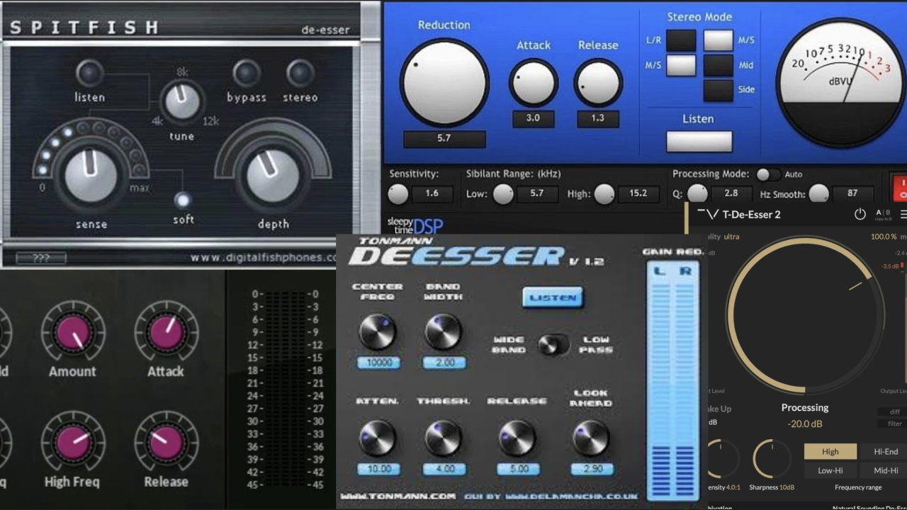 The 5 Best FREE De-Esser Plugins