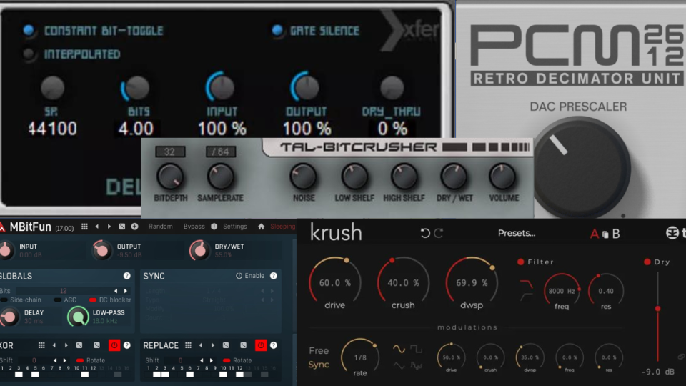 The 5 Best FREE Bit Crusher Plugins