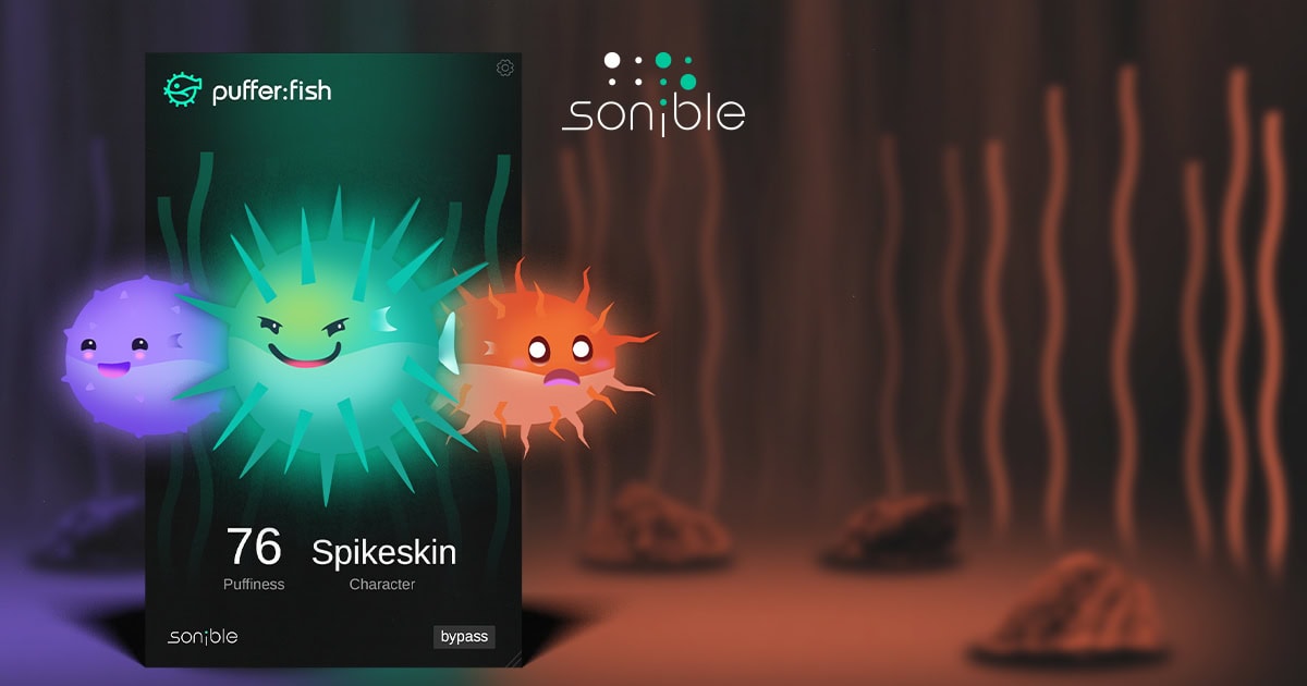 Sonible launches free saturation plugin puffer:fish
