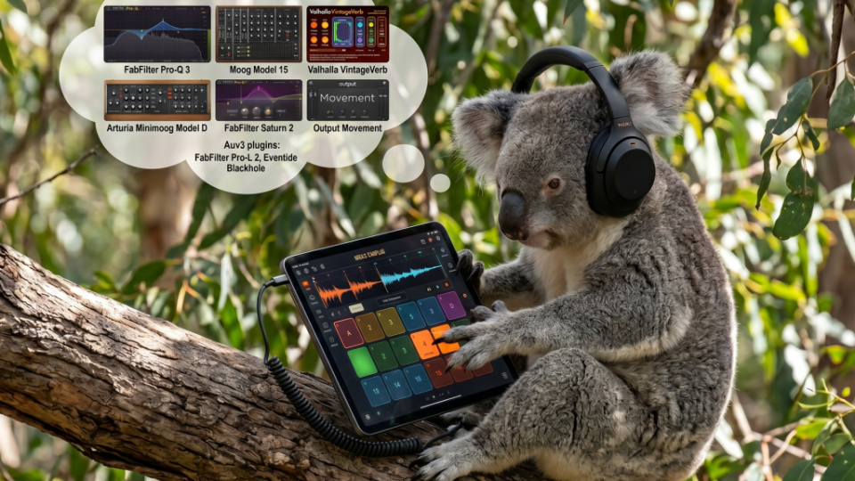 Koala Sampler update offers AUv3 support, heralding in a whole new world of plugin possibilities